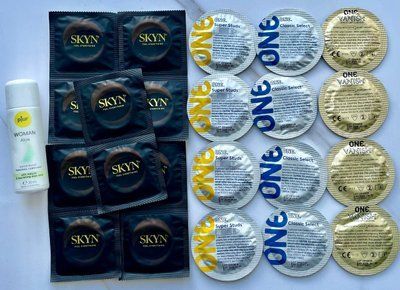 Набір з 22 штук One, Skyn + лубрикант pjur Woman Aloe (30 мл) SOS4018 фото