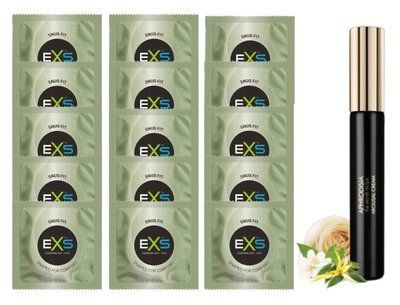 Комплект EXS Snug Fit 15 шт + Bijoux Indiscrets Aphrodisia Clitoral Arousal Balm SOS14940 фото