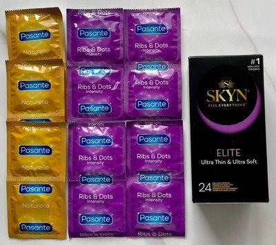 Комплект Skyn Elite 24 шт + Pasante Naturelle 6 шт + Pasante Ribs & Dots 8 шт SOS3018 фото
