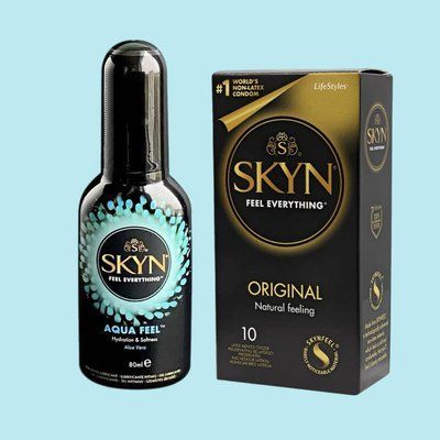 Набір SKYN Original 10 шт та Лубрикант Skyn ​​Aqua Feel (80 мл) SOS4367 фото