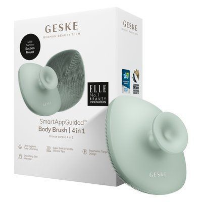 Щітка для тіла GESKE Body Brush 4в1 green HB0332 фото