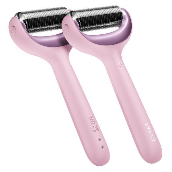 Ролер для голкової мезотерапії обличчя та тіла GESKE MicroNeedle Face&Body Roller 9в1 pink HB0214 фото
