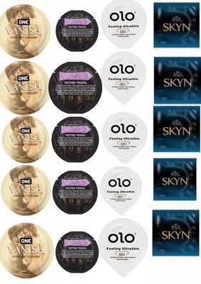 Набор из 20 шт : One - Vanish , Sensitive , Skyn Elite , OLO Black SOS217 фото