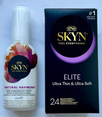 Комплект SKYN Elite 24 шт - Лубрикант SKYN NATURAL HARMONY, 80 мл SOS3313 фото