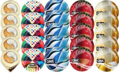 Набор из OLO Ice Durable + ONERibs + ONE Mint + ONEChocolateStrawberry + ONEBanana SOS8711 фото
