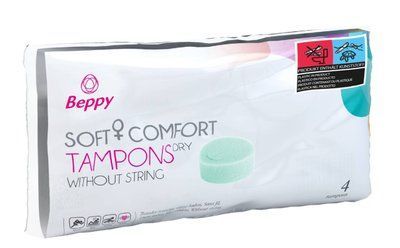 Жіночі гігієнічні м'які тампони Beppy Soft+Comfort Tampons DRY 4 шт BP4 фото