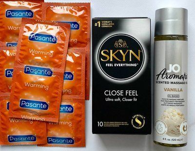 Комплект 20 шт Skyn Close Feel - Pasante Warming + System JO Aromatix Vanilla 120 мл SOS1662 фото