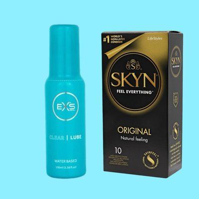 Набор SKYN Original и Лубрикант EXS Clear Lube Water Based 100 мл SOS4362 фото