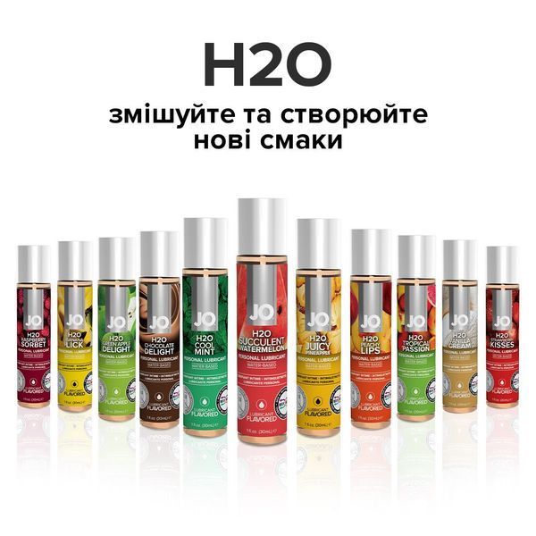 Смазка на водной основе System JO H2O &mdash; Watermelon (30 мл) без сахара, растительный глицерин SO1470 фото