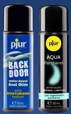 Набір лубрикантів pjur backdoor Comfort water glide 30 мл + pjur Aqua Panthenol 30 мл LB208 фото