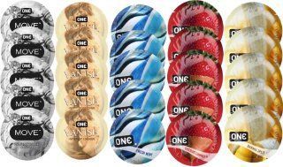 Набор из 25 шт One Move + ONE Vanish + ONE Fresh Mint + ONEChocolateStrawberry + ONEBanana SOS8417 фото