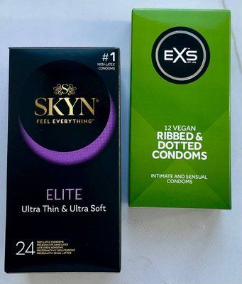 Комплект резинок Skyn Elite 24 шт - EXS Ribbed & Dotted (12 штук) SOS3119 фото
