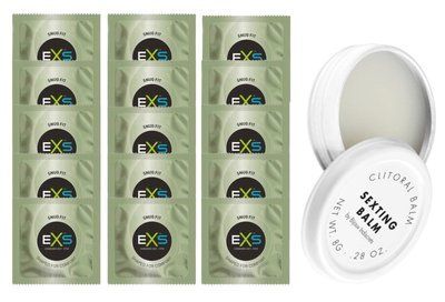 Комплект EXS Snug Fit 15 шт + Bijoux Indiscrets Sexting Balm SOS14941 фото