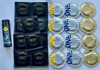 Набір з 22 штук One, Skyn + лубрикант pjur Aqua (30 мл) SOS4019 фото