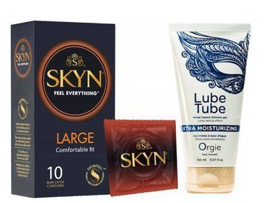 SKYN Large 10 шт та Лубрикант ORGIE Lube Tube Xtra, 150 мл SOS873 фото
