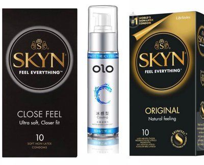 Комплект: SKYN Close Feel 10 шт. + SKYN Original 10 шт. + olo 60 мл SOS11281 фото