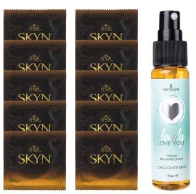 Комплект SKYN Passion Daiquiri 10 шт + Sensuva Deeply Love You Chocolate Mint (29 мл) SOS13638 фото