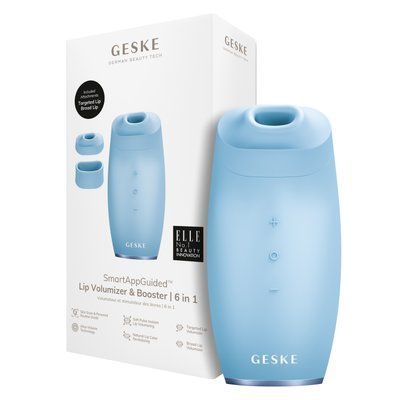 Пристрій для збільшення об'єму губ GESKE Lip Volumizer&Booster 6в1 aquamarine HB0406 фото