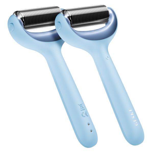 Ролер для голкової мезотерапії обличчя та тіла GESKE MicroNeedle Face&Body Roller 9в1 aquamarine HB0215 фото