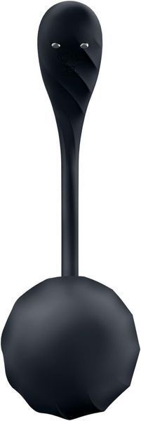 Віброяйце Satisfyer Ribbed Petal Connect App Black SX1221 фото