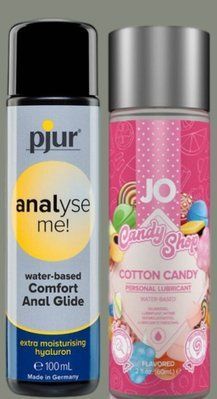 Набір лубрикантів pjur analyse me! Comfort water glide 100 мл + System JO Cotton Candy (60 мл) LB977 фото