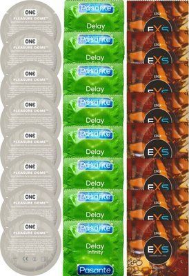 Набір 24 шт ONE Pleasure Dome + Delay Infinity + EXS CRAZY COLA SOS7373 фото