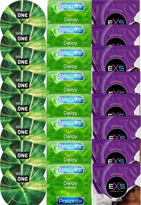 Набір 24 шт One Glowing Pleasures + Delay Infinity + EXS Chocolate SOS7323 фото