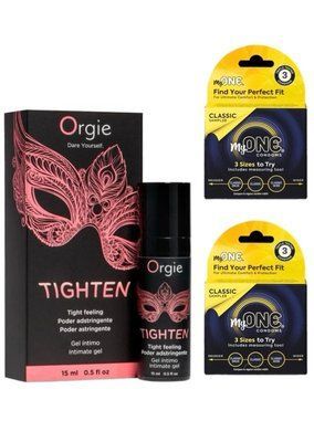 Гель для звуження Orgie&ndash; Tighten (15 мл)+My ONE Classic Sampler 6 шт SOS6722 фото