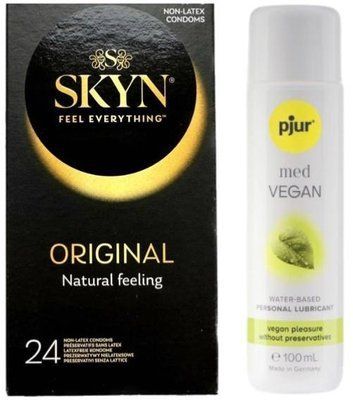 Комплект SKYN Original 24 шт + Pjur MED Vegan Glide 100 мл SOS13239 фото