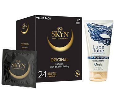 SKYN ORIGINAL, 24 шт та Лубрикант Orgie Lube Tube Xtra 150 ml SOS974 фото