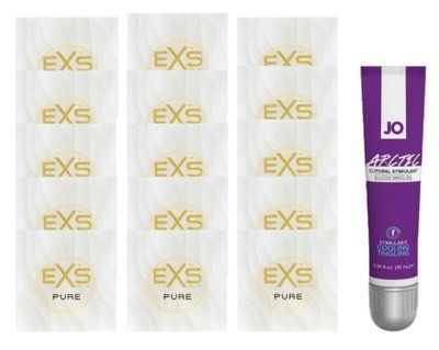 Комплект EXS Pure15 шт + JO ARCTIC COOLING, 10 мл SOS14842 фото