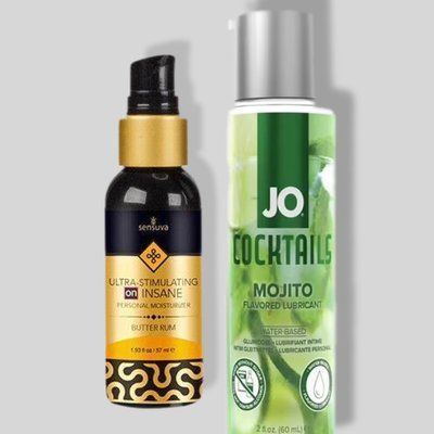 Sensuva Ultra Stimulating On Insane Butter Rum (57 мл) + JO Cocktails Mojito(60 мл) LB294 фото