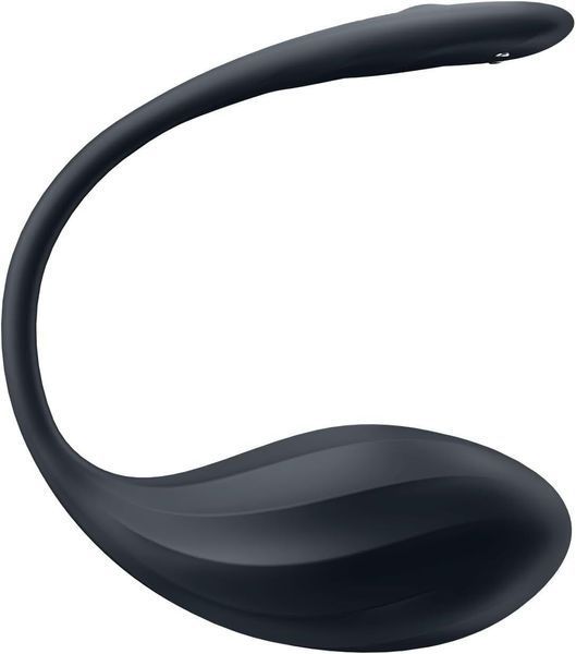 Віброяйце Satisfyer Ribbed Petal Connect App Black SX1221 фото