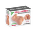 Мастурбатор-монитор с вибрацией Real Body Real Amber, вагина и анус, 25х18 см SO9948 фото 2