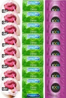 Набор 24 шт ONE Bubblegum + Delay Infinity + EXS EXTRA SAFE SOS7473 фото