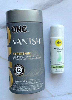 Комплект ONE Vanish 12 шт + Лубрикант на водной основе pjur Woman Aloe 30 мл SOS1971 фото