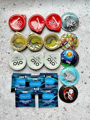 Набір з 19 шт : OLO : Passionate , Ice Durable ,Feeling ; ONE : Sensitive , Oasis Premium SOS1025 фото