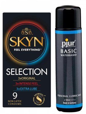 Комплект: Skyn Selection 9 шт. + pjur Basic waterbased 100 мл SOS11283 фото