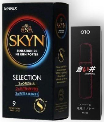 Набор из SKYN Selection (9 шт) + Пролонгатор OLO 5 мл Satisfy Well SOS8869 фото