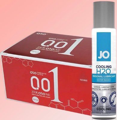 Набір OLO збуджуючі 001 (червоні) 10 штук+ Лубрикант System JO H2O COOLING (30 мл) SOS4616 фото