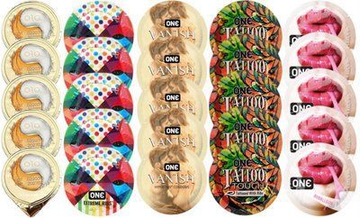 Набор из OLO Ice Durable + ONERibs + ONE Vanish + ONETattoo + ONE Bubblegum SOS8669 фото