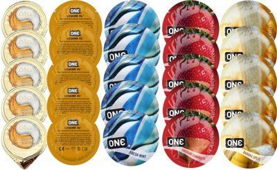Набор из OLO Ice Durable + ONE Legend XL + ONE Mint + ONEChocolateStrawberry + ONEBanana SOS8719 фото