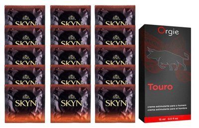 Комплект Skyn Warming 15 шт + Orgie TOURO Cream (15 мл) SOS14492 фото