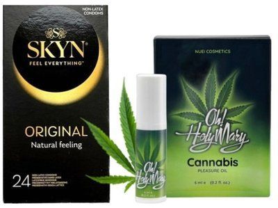 Набор из SKYN ORIGINAL 24 шт+Гель для стимуляции OH! HOLY MARY Exciting Oil (6 мл) от Nuei SOS9979 фото