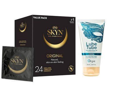SKYN ORIGINAL, 24 шт та Лубрикант ORGIE LUBE TUBE COOL 150 ml SOS975 фото