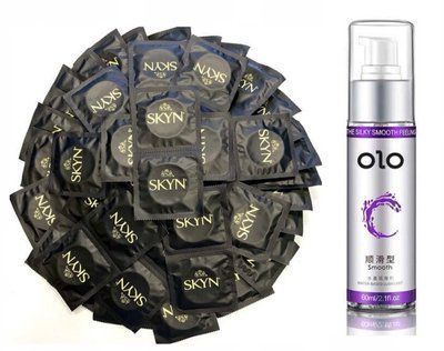 Комплект: SKYN Original 100 шт. + Лубрикант OLO 60 мл SOS11738 фото