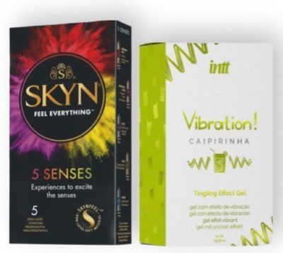 SKYN 5 Senses + Intt Vibration Caipirinha (15 мл) SOS6974 фото