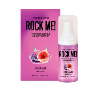 Жидкий вибратор NUEI ROCK ME со вкусом сладкого инжира, 20 мл NU890493 фото