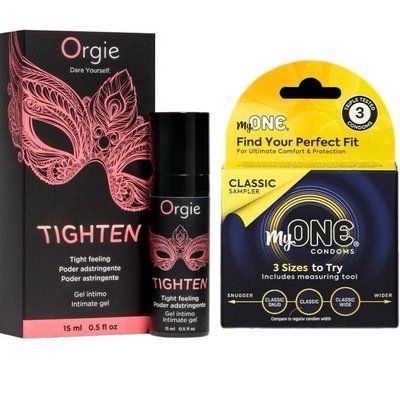 Гель для звуження Orgie&ndash; Tighten (15 мл)+My ONE Classic Sampler 3 шт SOS6723 фото