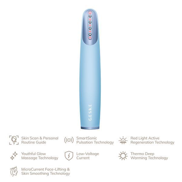 Устройство для укрепления и тонизации кожи лица GESKE Skin Firming Wand 7в1 aquamarine HB0426 фото